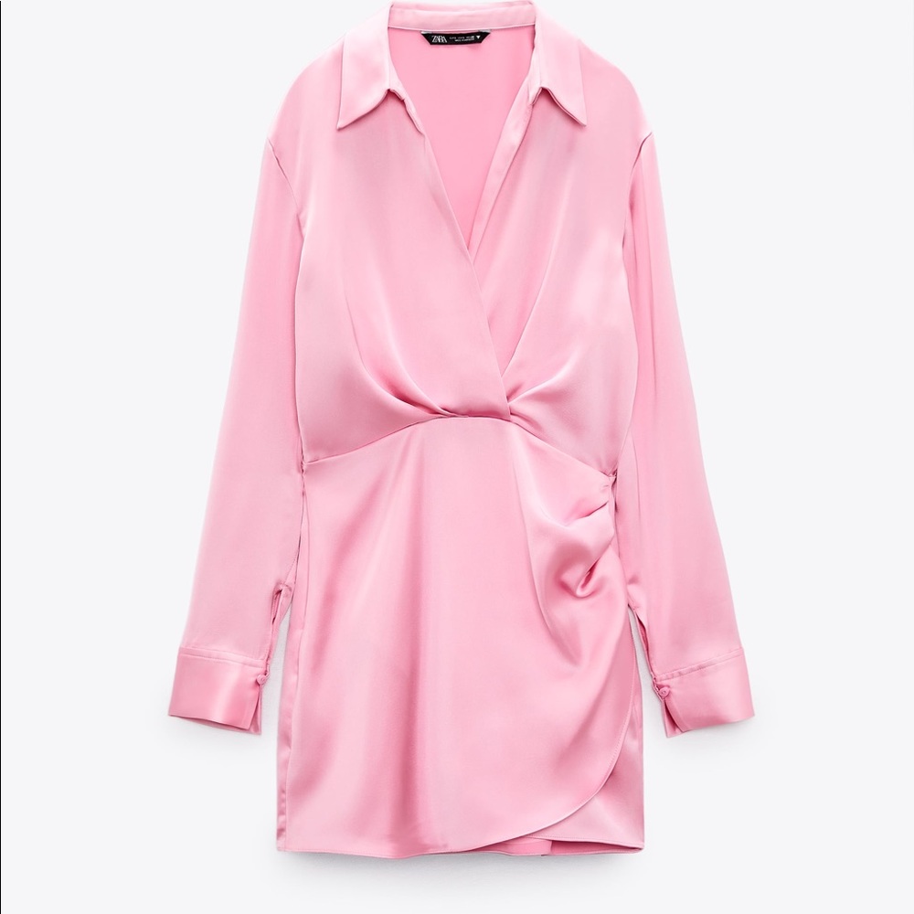 ZARA SATIN DRESS